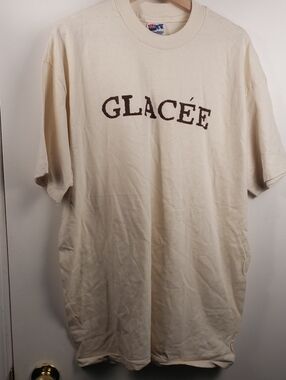 Vintage Hanes Glacee Beefy-T Tag Singke Stitch Made In USA size XLarge